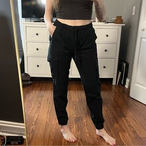 Black Gap Men’s cargo joggers cotton XS